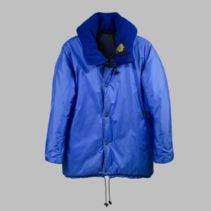 KANUK Collectible Vintage 80s Insulated Parka Jacket Coat Cerulean Blue Size M